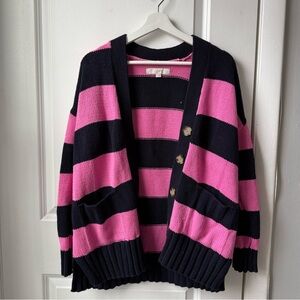 Loft striped cardigan